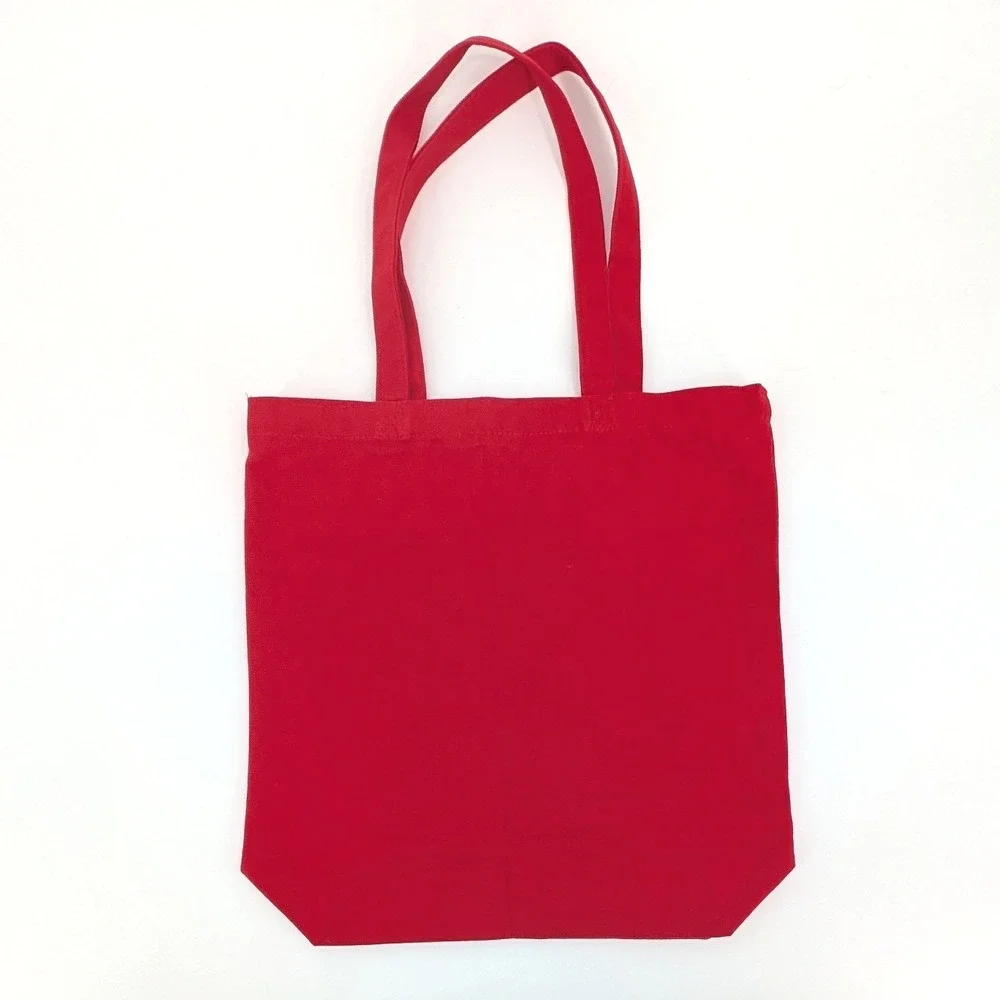 Rolling Stone Magazine Canvas‎ Tote Bag Red White Magazine Reusable Market Bag